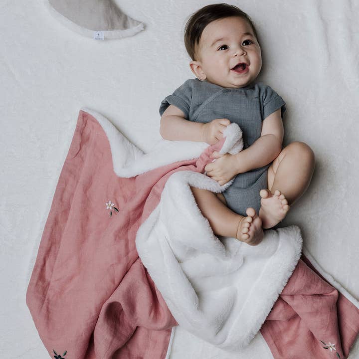 Linen fur blanket for wholesale by Dagobert