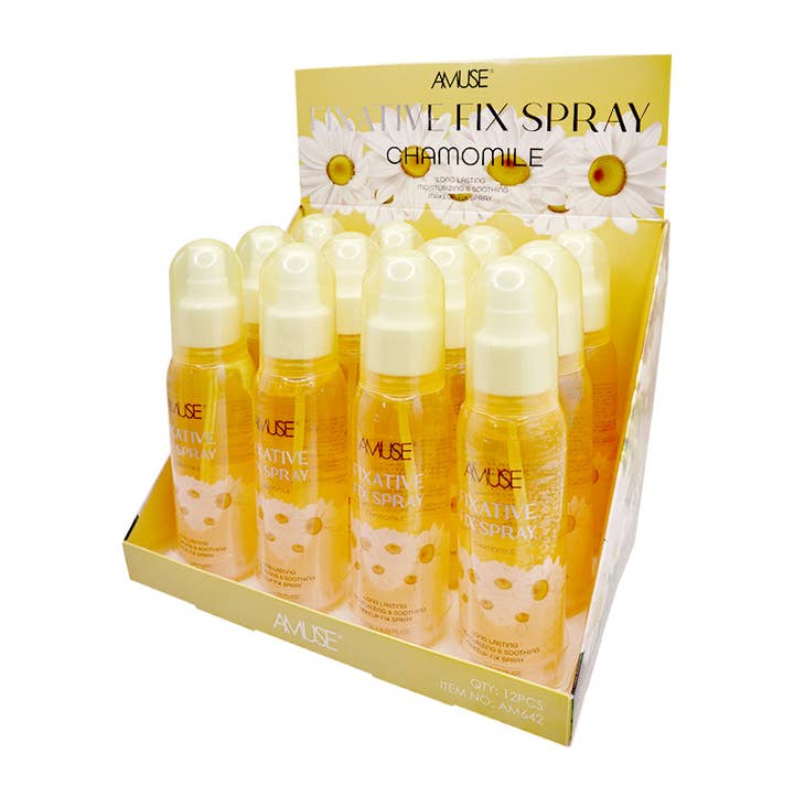 PINEAPPLE Beauty - Wholesale Makeup Setting Spray/Powder - AMUSE AM642 Chamomile Fixative Fix Spray - 12 pcs1