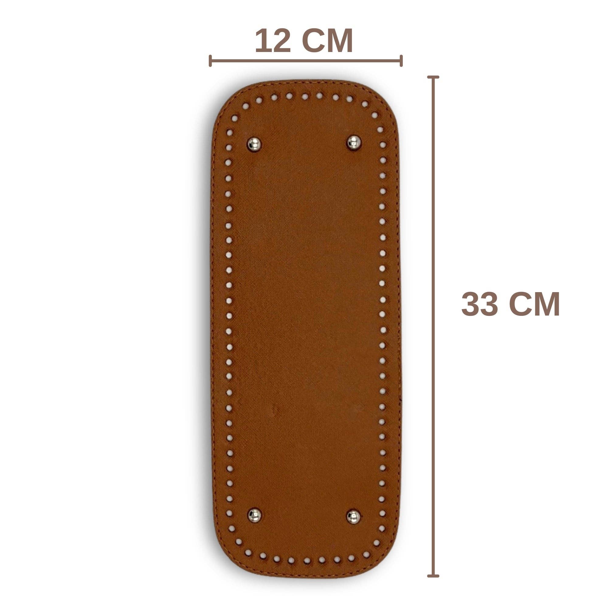 Sensy - Wholesale Knitting/Crochet Supplies - PU Leather Large Bag Base, Bag Bottom Pad (12 Cm x 33 Cm)10