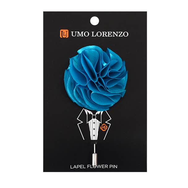 Selini New York - Wholesale Lapel Pin/Button - Solid Bouquet Piped Flower Lapel Pins3