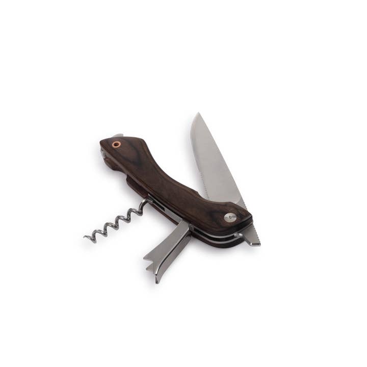 Barebones - Wholesale Pocket Knife/Holder - Provisions Corkscrew Knife