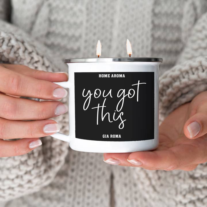Motivational Candle Gifts, You Got This Mug Candle for wholesale by Gia Roma