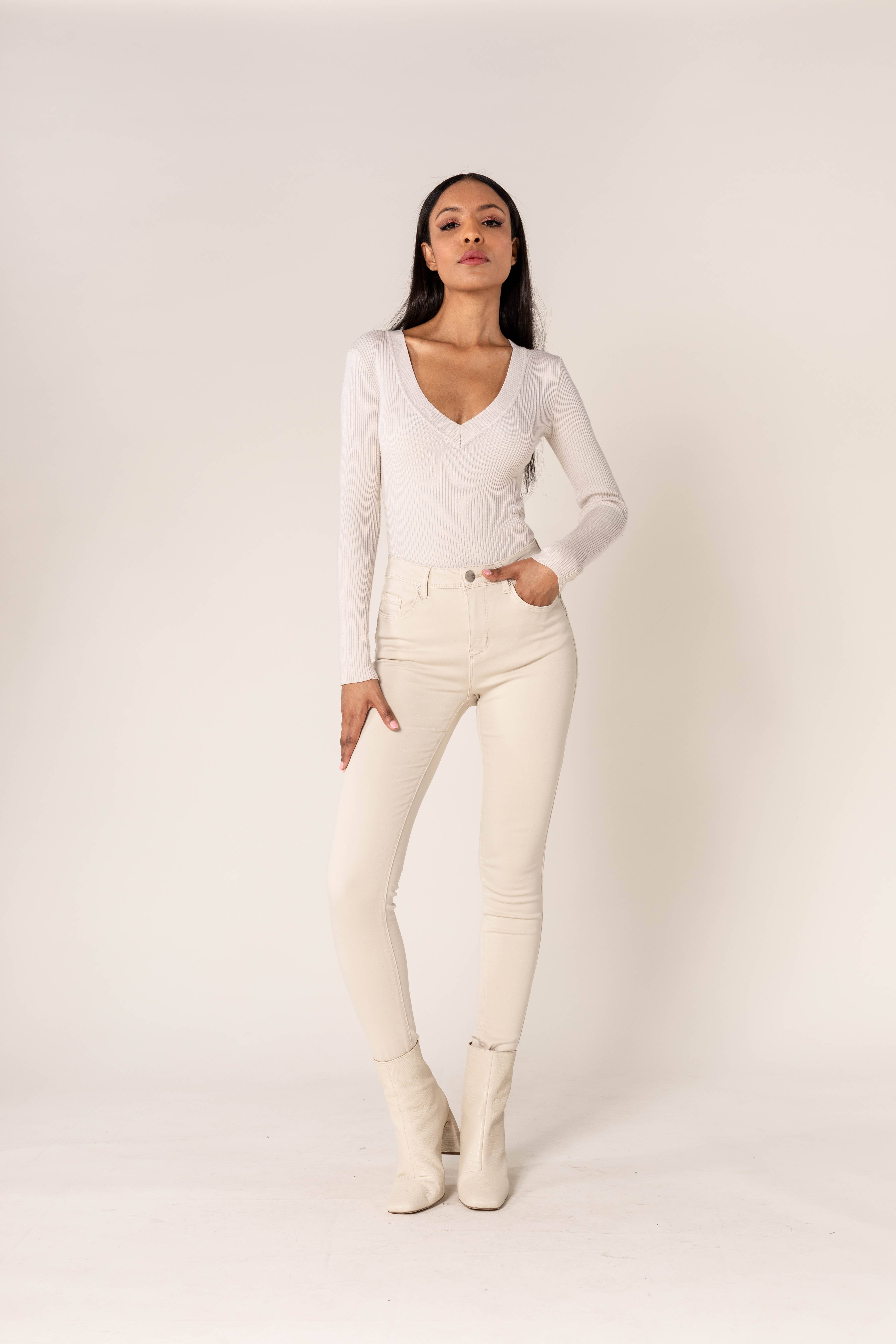 Nina Carter - Wholesale Jeans - Women's - Skinny Push Up Comfortable High Waist Super Stretch P10645