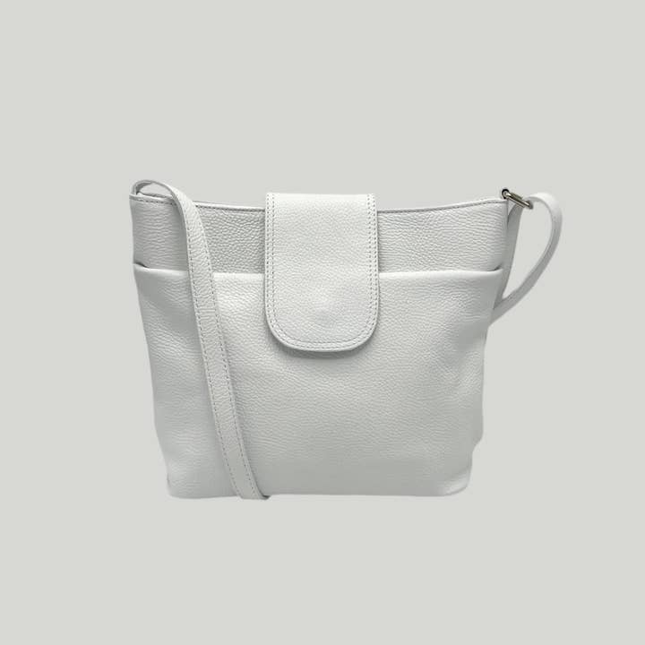 Suie Valentini srl - Wholesale Shoulder Bag - Women's - Genuine leather shoulder bag,Made in Italy, art. 1124796