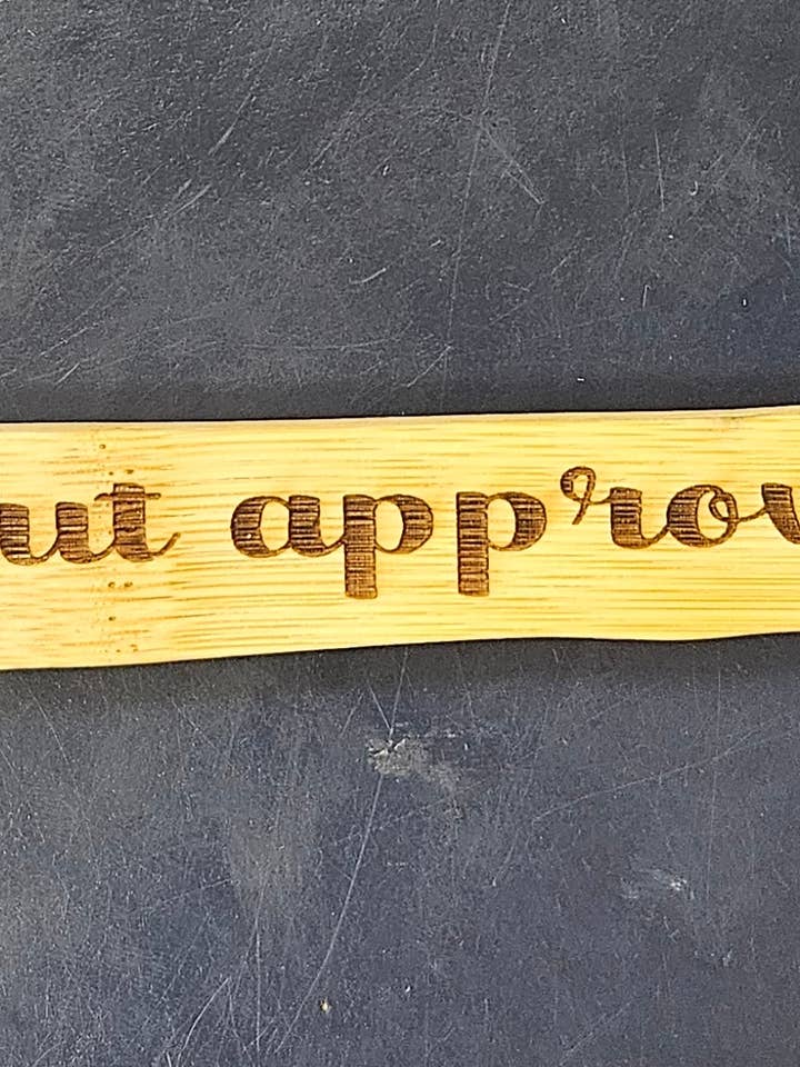 Cuillère à roux approuvée pour barbecue en bambou pour la vente par Morrison Family Farms LLC