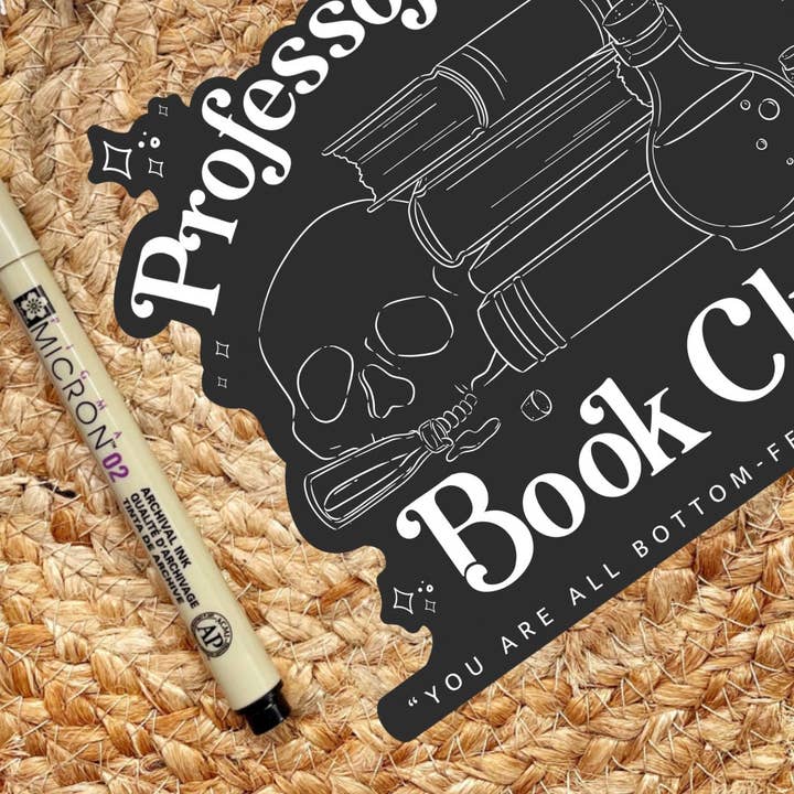 Serafine Art and Design - Wholesale Sticker - Zodiac Academy Professor Orion Sticker2