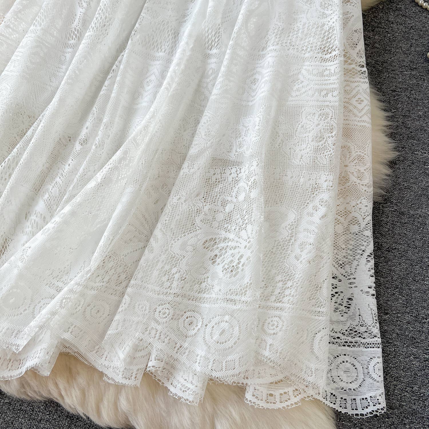 PEACH ACCESSORIES - Wholesale Skirt - Women's - Bohemian Rhapsody Lace Skirt SK2082