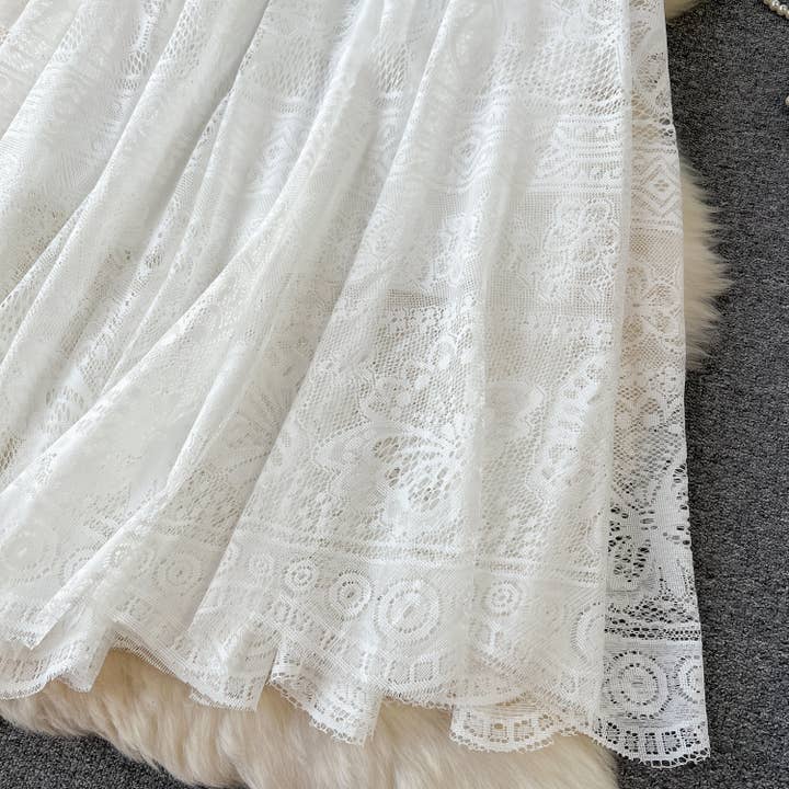 PEACH ACCESSORIES - Wholesale Skirt - Women's - Bohemian Rhapsody Lace Skirt SK2082