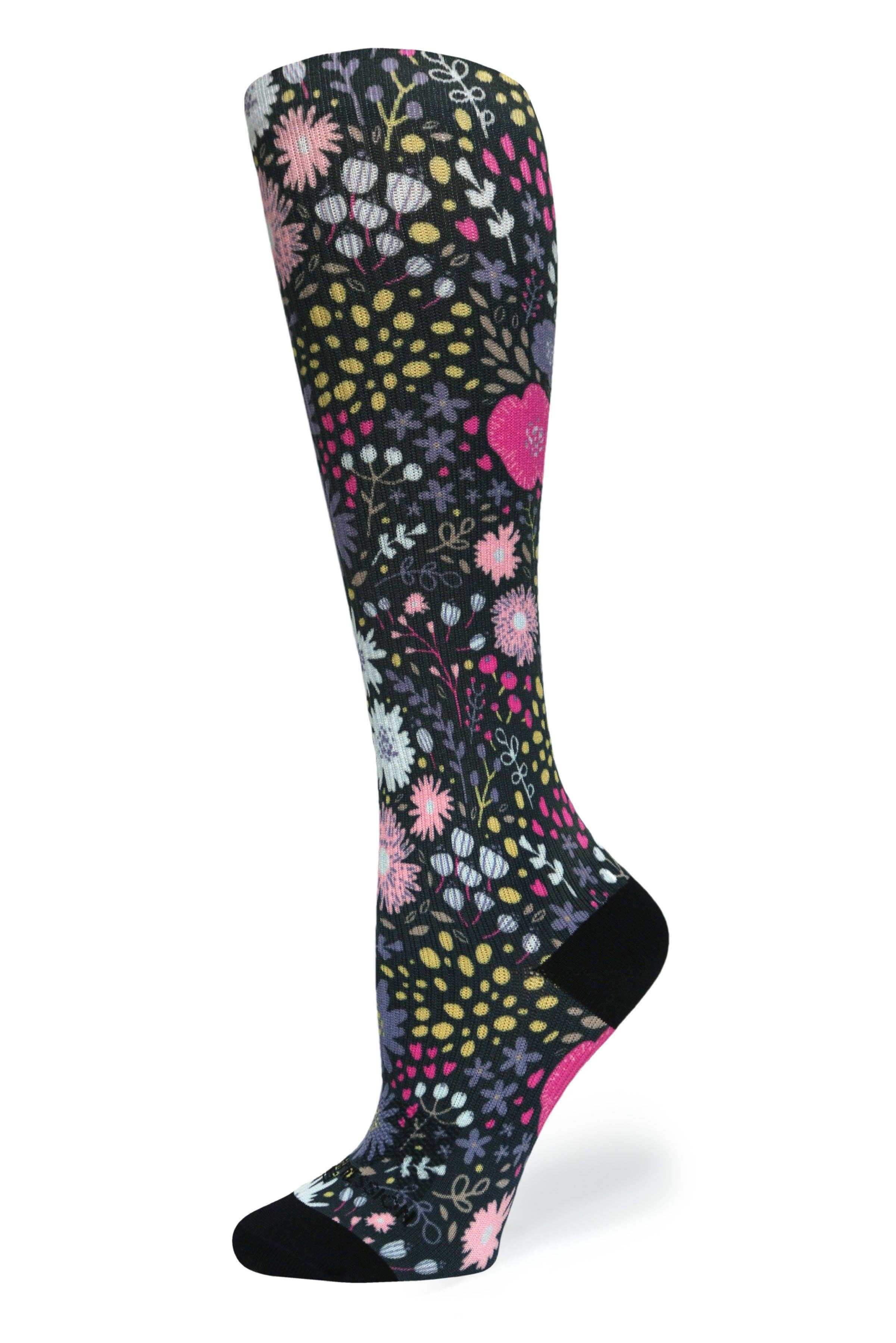 Crazy Compression - Wholesale Socks - Women's - 360 Night Garden OTC Compression Socks (Standard & Extra Wide)7