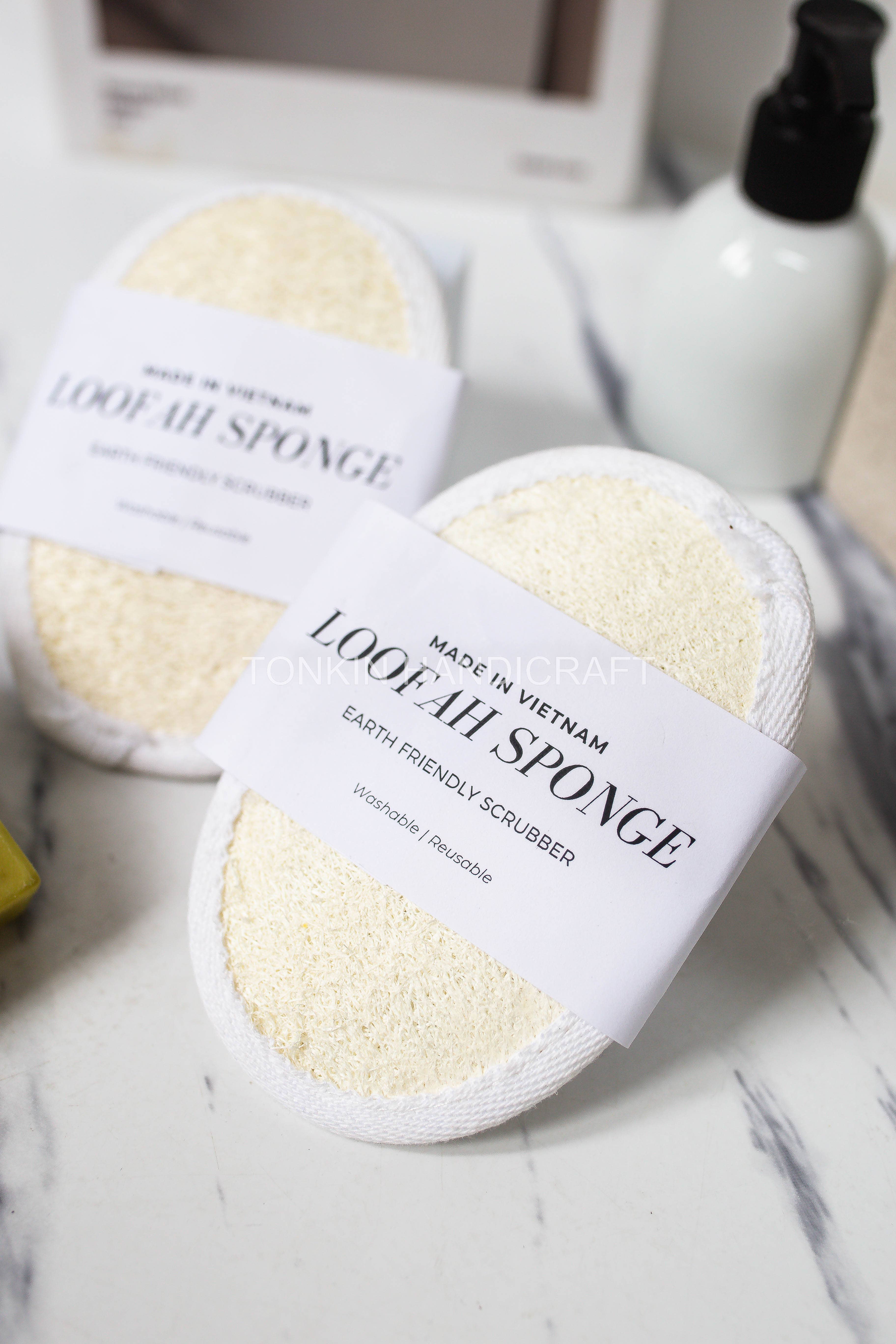 Tonkin Handicraft - Wholesale Loofah - Organic Loofah Exfoliating Pads11