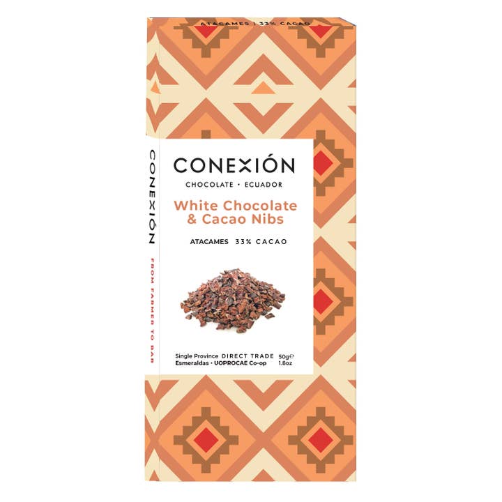 Atacames 33% Bar: White Chocolate with Cacao Nibs and other Purchase Wholesale white chocolate melts. Free Returns & Net 60 Terms on Faire trending on Faire.