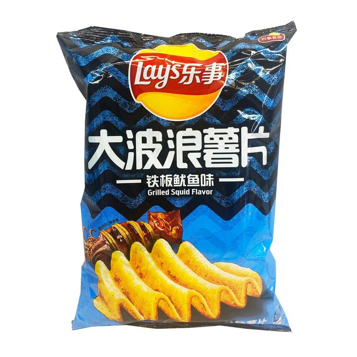 Lays Big Wave Calamari - TAIWAN (22 COUNT) for wholesale by Flavor Distribution