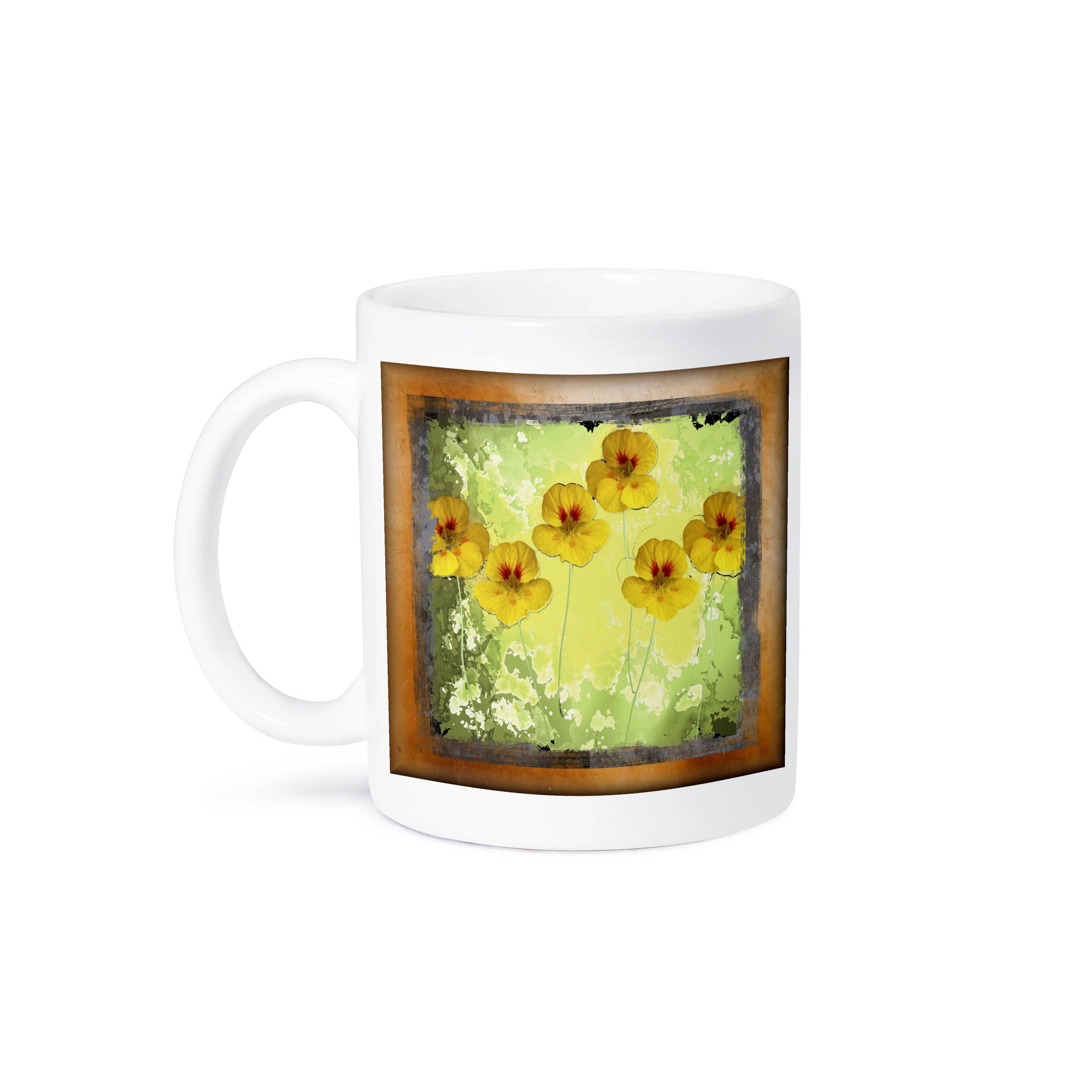 3dRose - Wholesale Coffee Mug - 3dRose, Nasturtium Abstract, Mug8