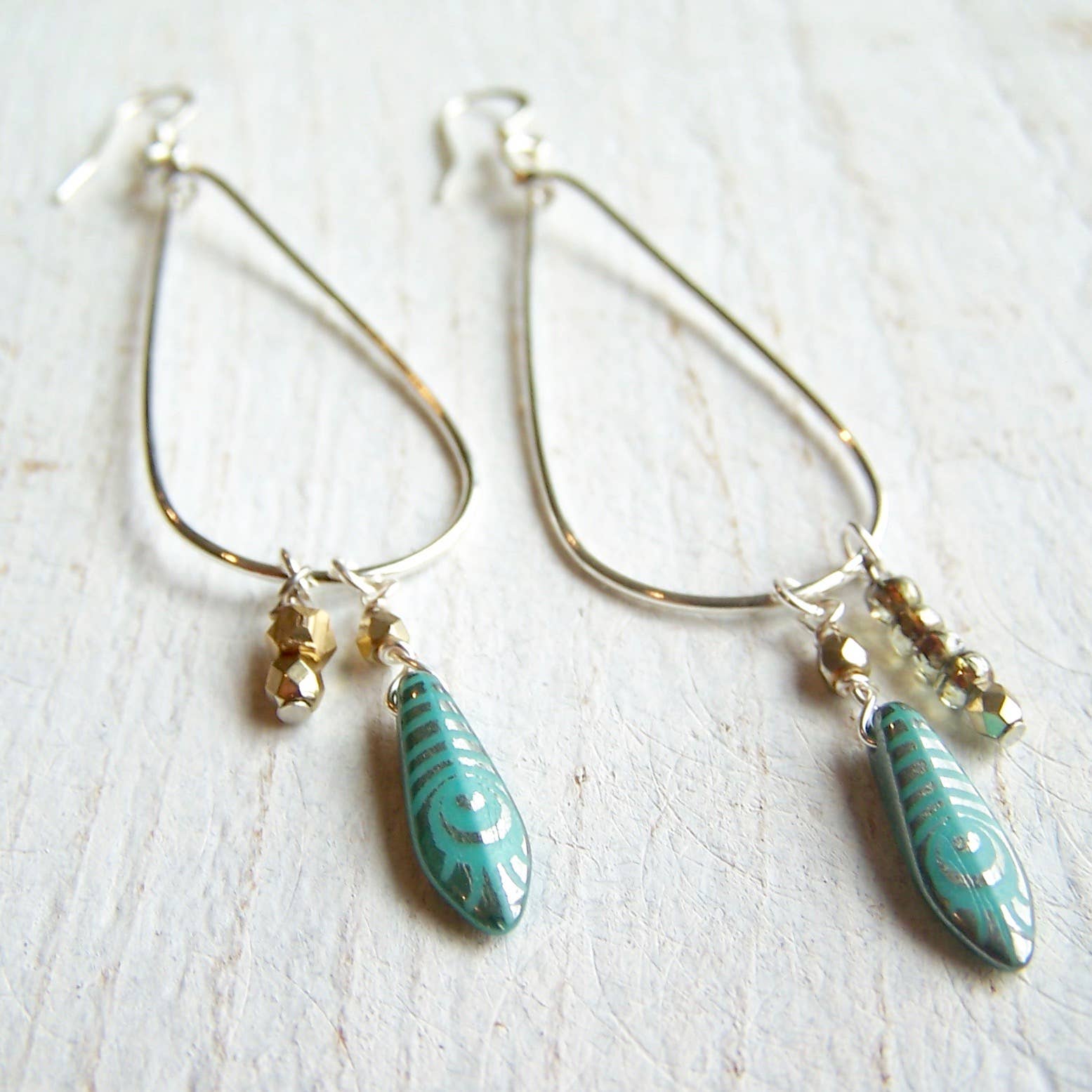 Jo Bird Jewelry - Wholesale Dangle Earrings - Feather Flocks Earrings - Silver3