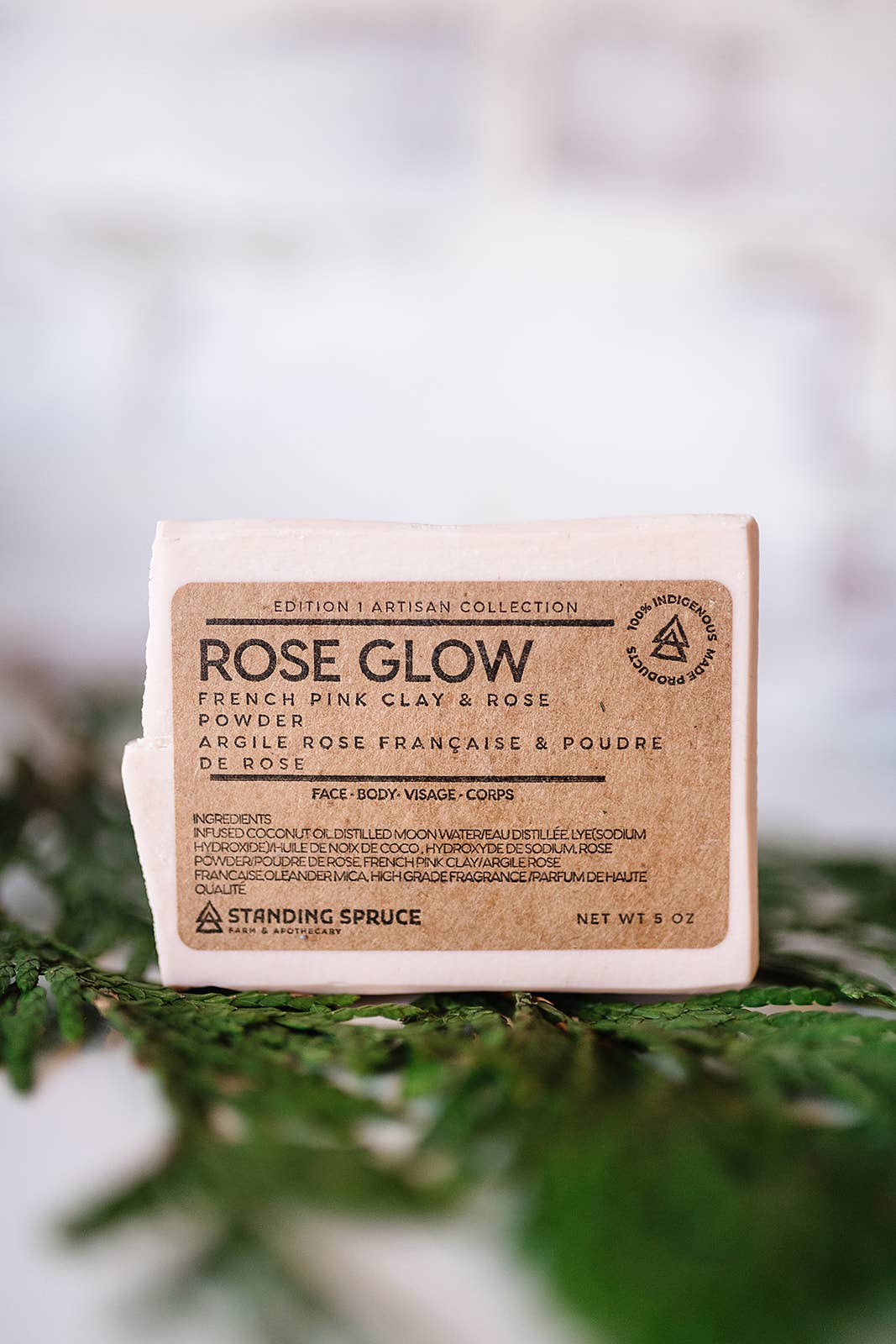 Standing Spruce - Vente Pains de savon - Rose Glow