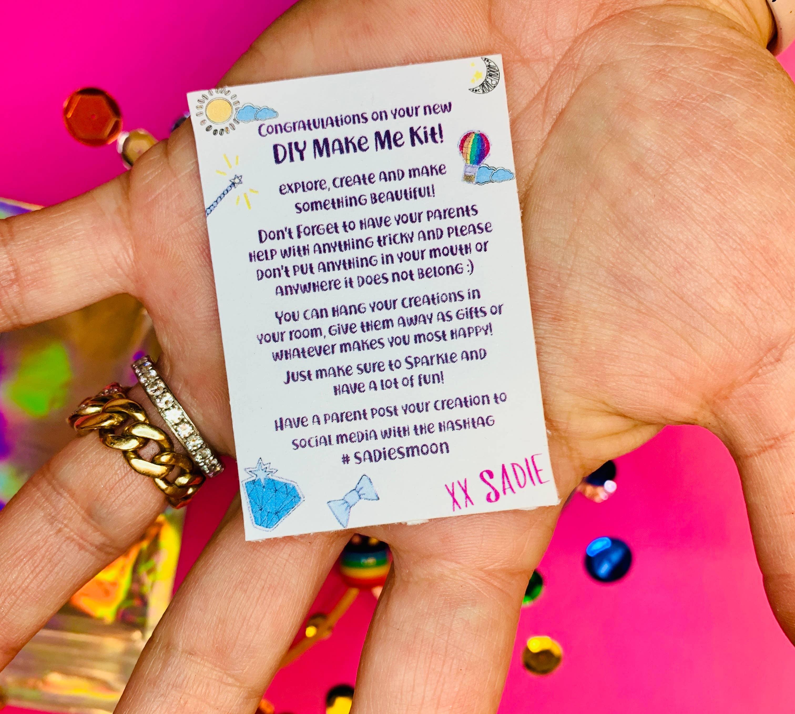 Sadie’s Moon - Wholesale DIY Jewelry - Kids - DIY Flamingo Necklace Kit For Kids3