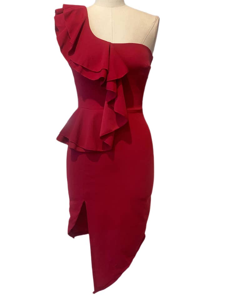 SHORT DRESS INDIAN RED 23595 for wholesale on Faire1