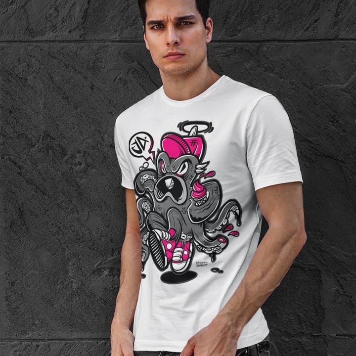 Kraken Holiday T-Shirt for wholesale by Granite Anchor