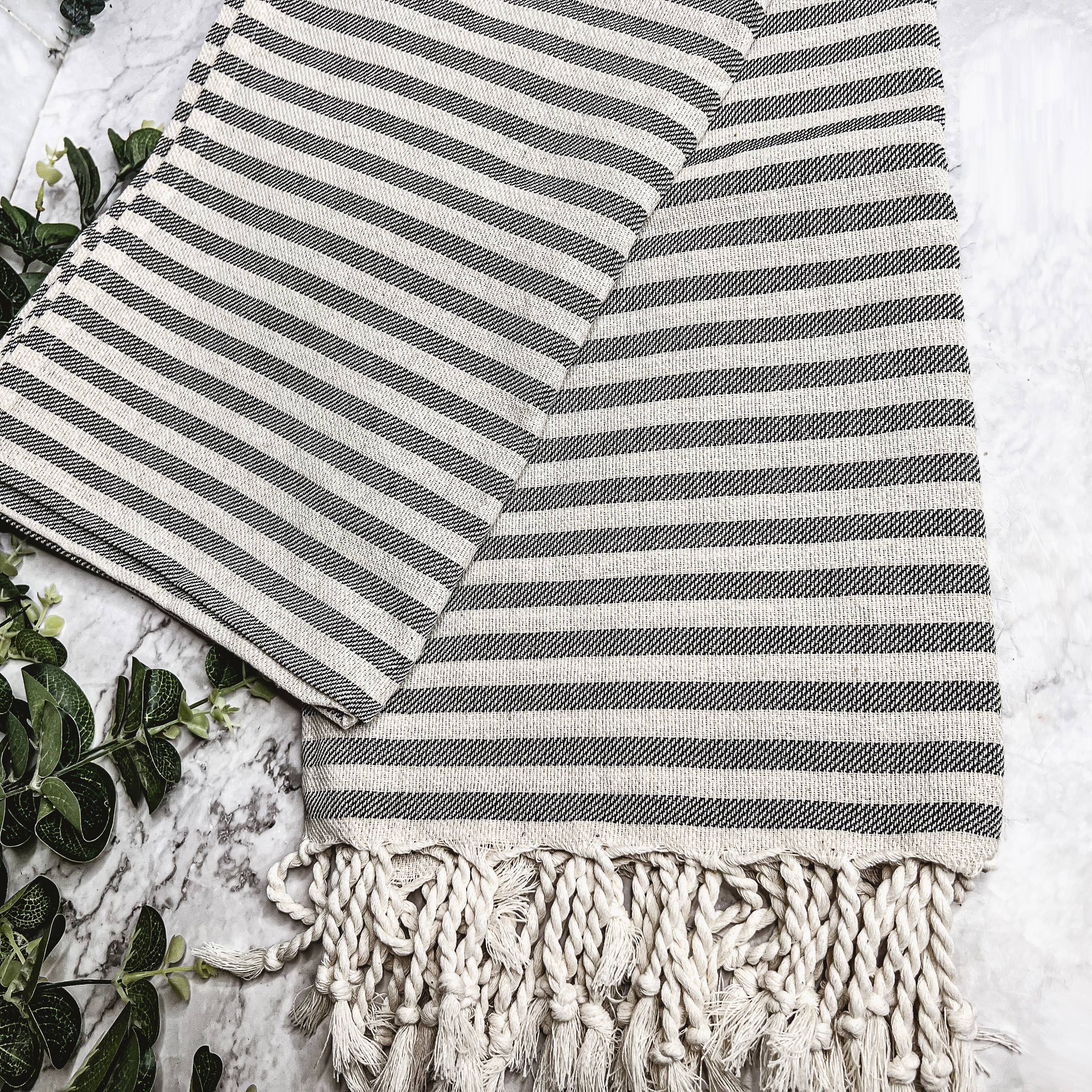 Gia Roma - Vente Serviettes de bain - Serviettes turques Grandes serviettes 100% coton | 40 x 70 « | 200 g/m²55