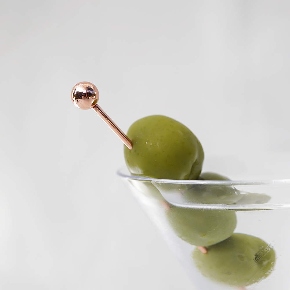 A Bar Above – wholesale Cocktail pick – Cocktail Picks Combo Set, Copper (6 Short and 6 Long)5