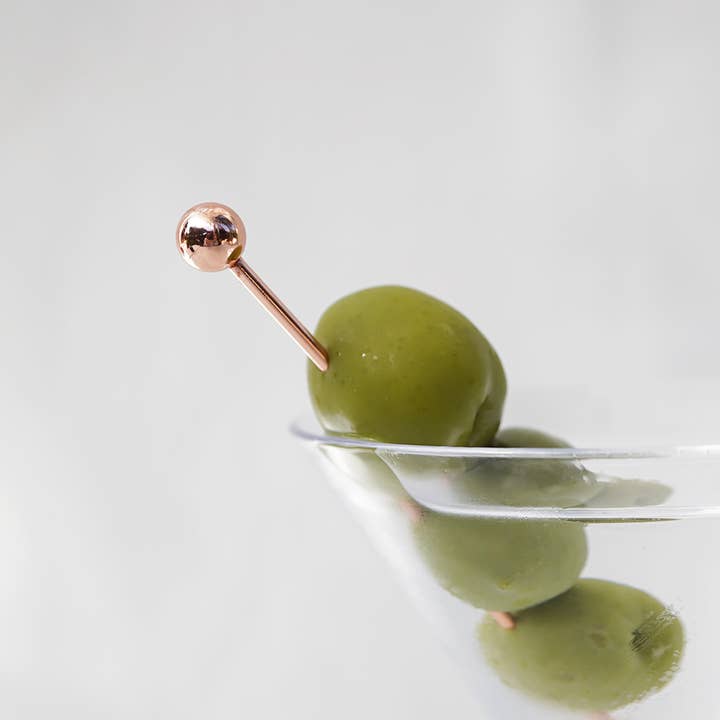 A Bar Above - Wholesale Cocktail pick - Cocktail Picks Combo Set, Copper (6 Short and 6 Long)5