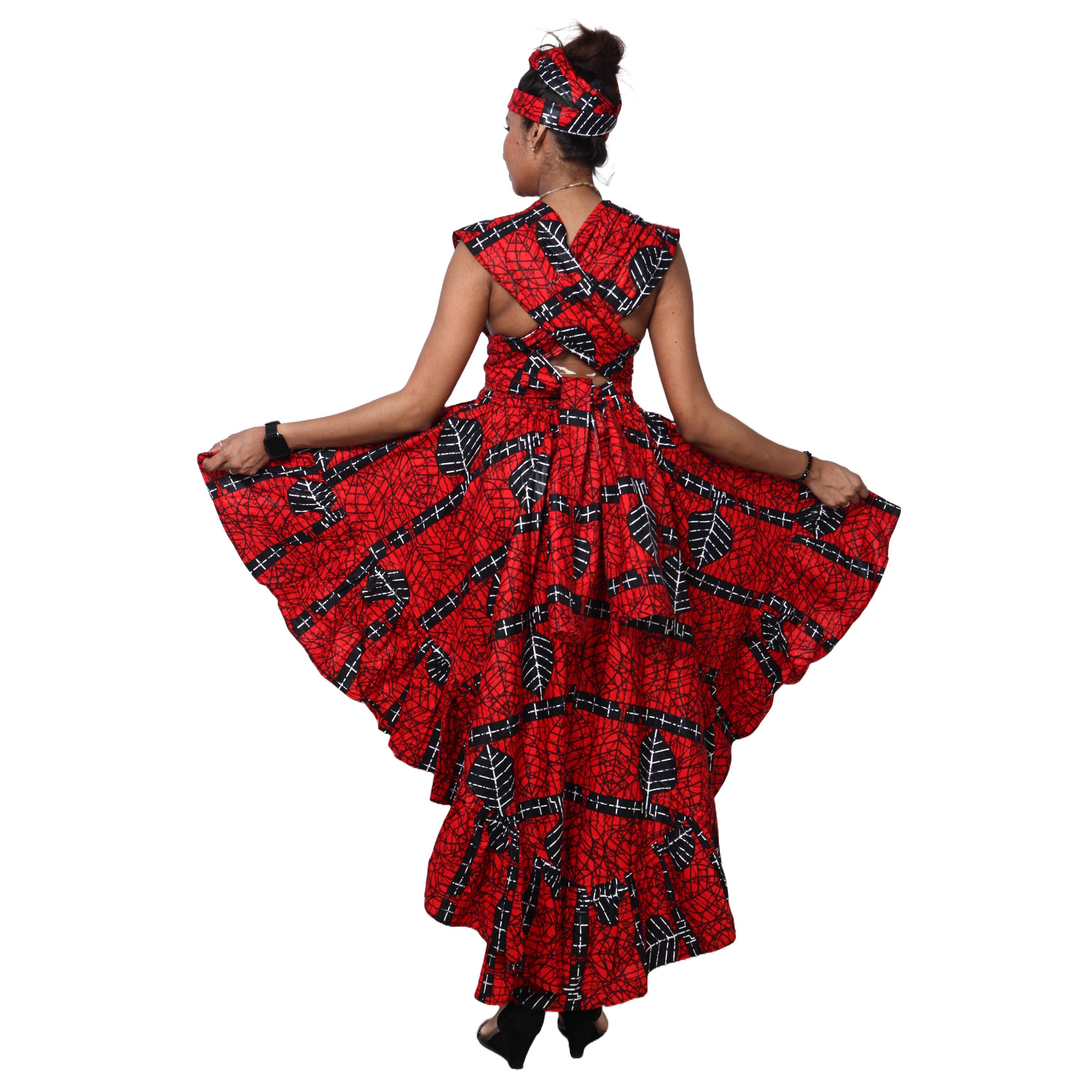 African Stars - Wholesale Dress - Women's - Women's Skirt/Dress Multi Wear Style -- FI-313620