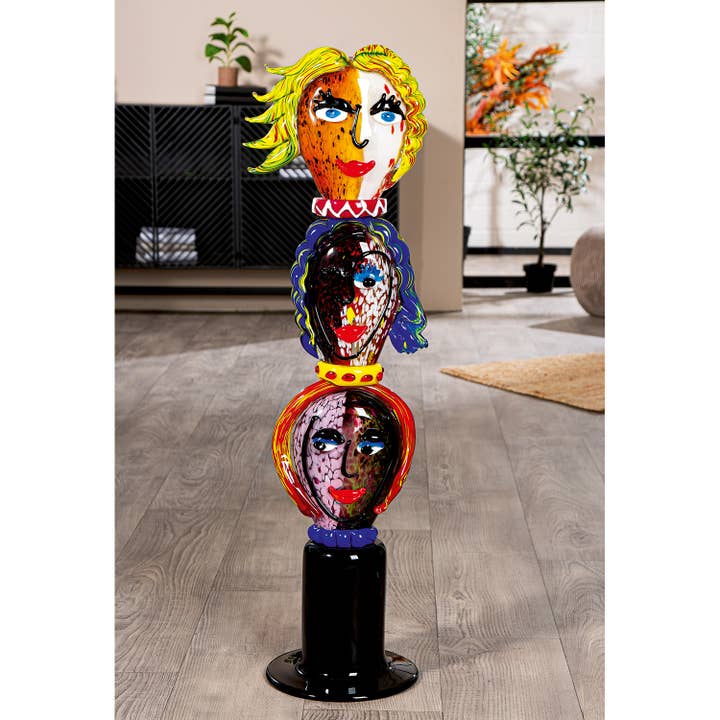 multicoloured Decorative Object Head Poseidon multicolored H. 93 cm, PU 1 for wholesale on Faire1