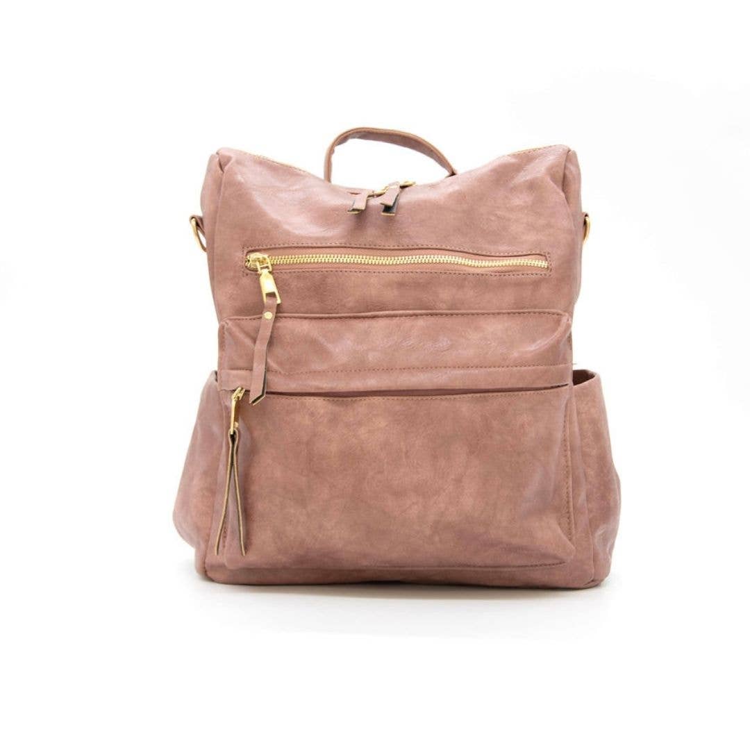 modern and chic - Wholesale Backpack - Women's - Brielle Convertible Backpack Shoulder Bag Carry All9