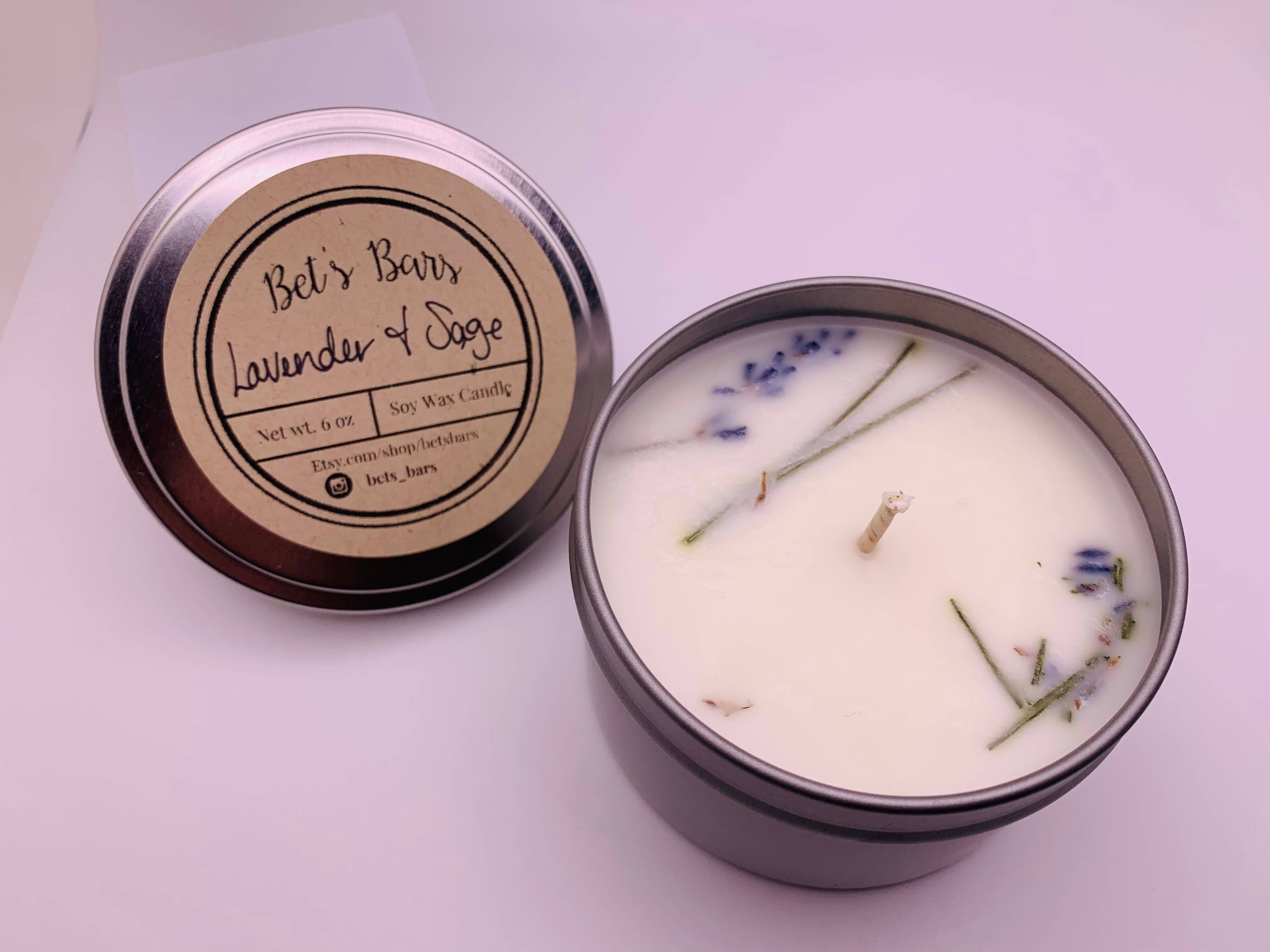 Bet's Bars - Wholesale Travel Candles - Botanical Sprinkled Soy Wax Candles19