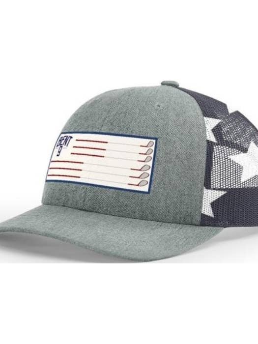 Limited Edition: Merica Stars-N-Stripes Trucker Hat for wholesale by Bent 9