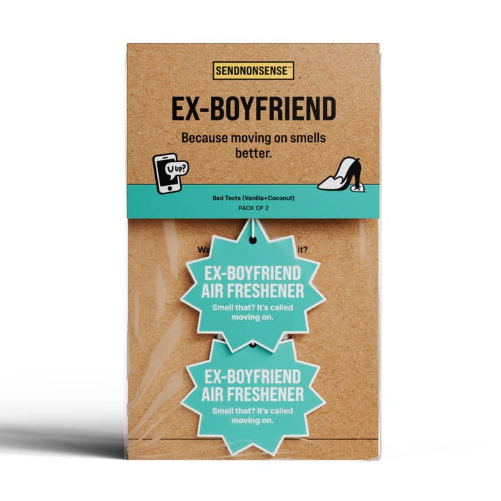 Ex-Boyfriend Air Freshener 2-pack for wholesale by SendNonsense