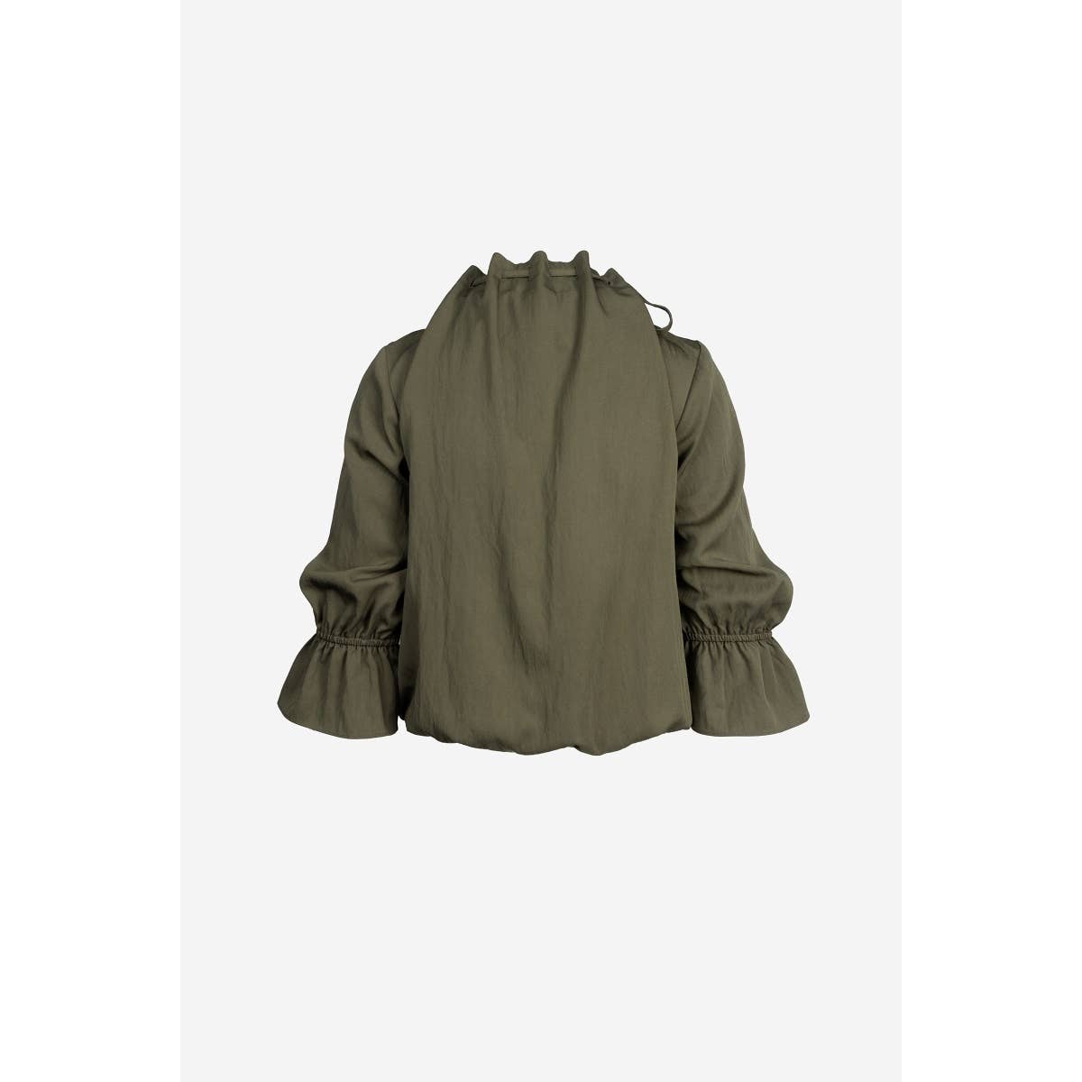 Naked Zebra - Wholesale Blouse - Women's - Long Sleeve Cinched Mock Neck Blouse21