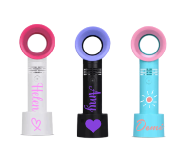 Olliesbox - Wholesale Handheld Electric Fan - Handheld bladeless fan0