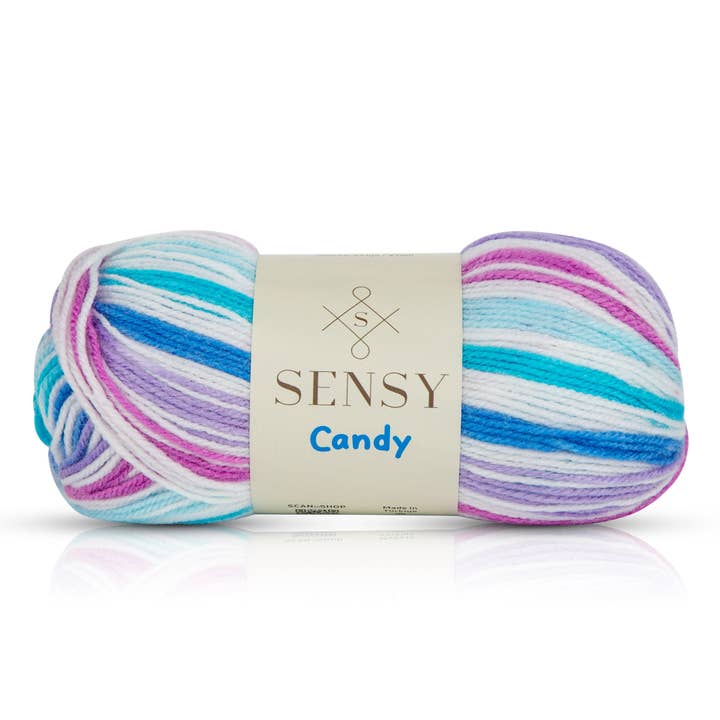 Sensy - Wholesale Yarn - Sensy Candy Yarn, 3.5 oz, 251 Yards, Gauge 3 Light6