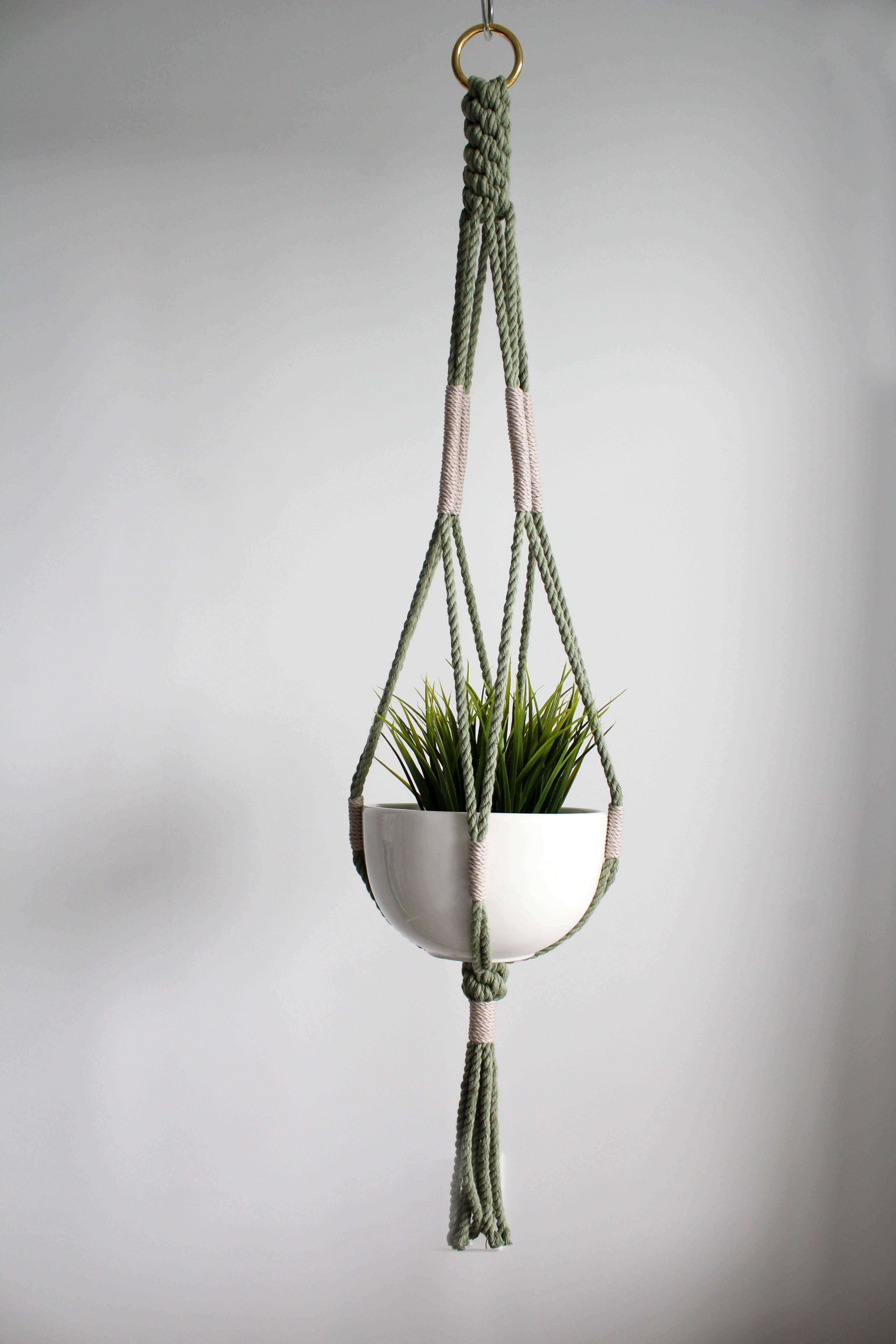 Freefille Market - Wholesale Hanging Planter - Macrame Plant Hanger, Hanging Planter, Sage2