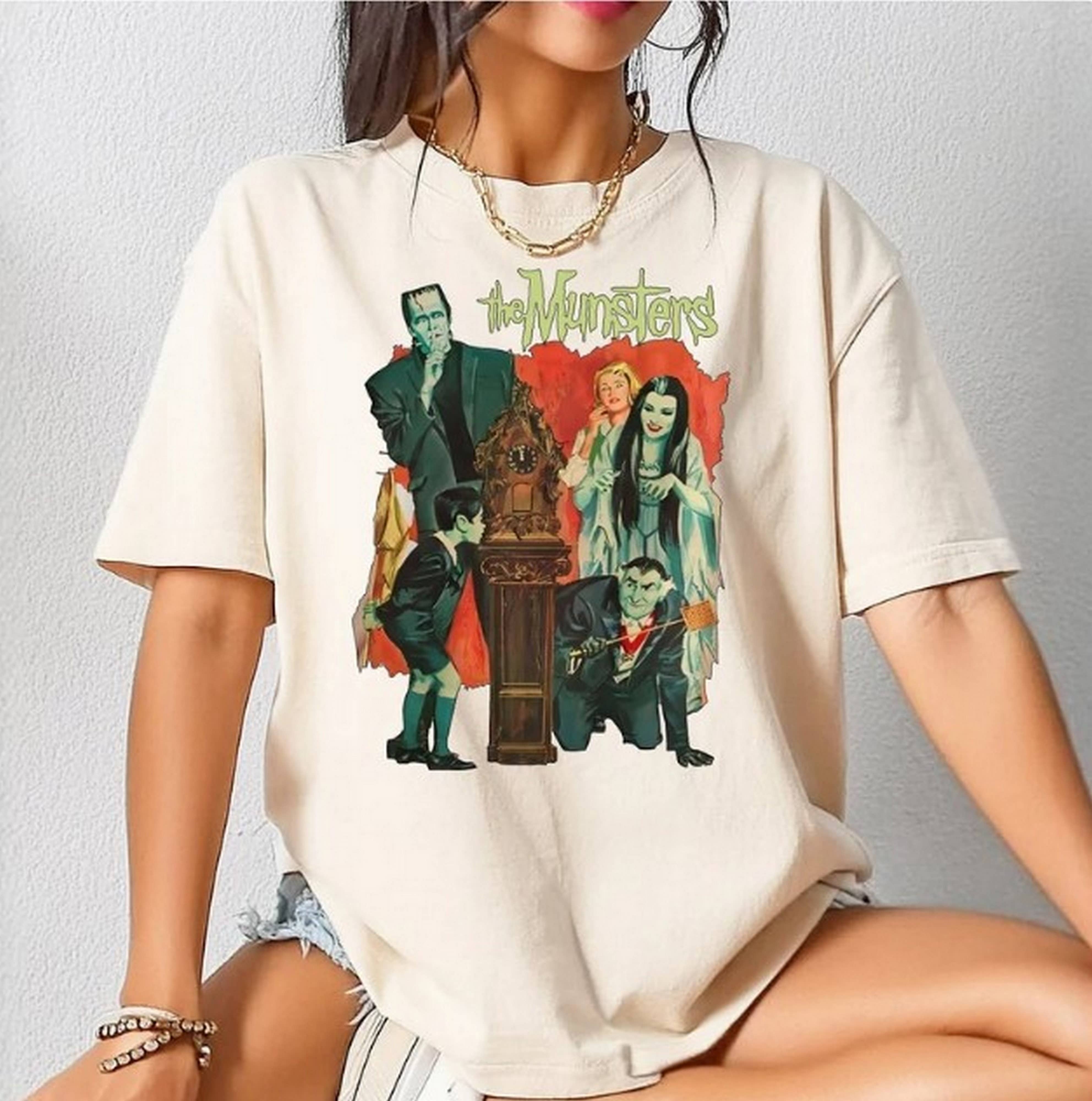 Black The Munster Monster Mash Halloween Shirt, The Munster T-shir for wholesale on Faire0