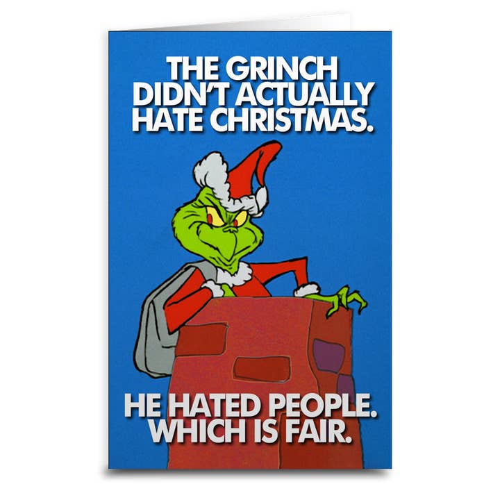 Shady Front – wholesale Christmas card – The Grinch Inspired Didn't Hate Christmas Card