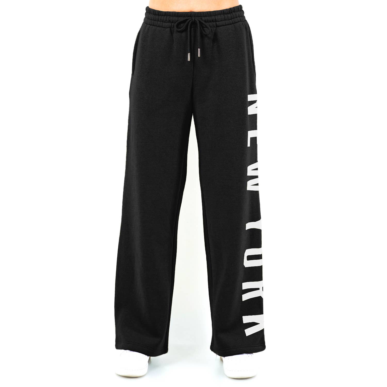 American Bazi – Calças - Mulher por atacado – CALÇAS DE MOLETOM SOLTAS NEW IORKS-RJH10003NY8