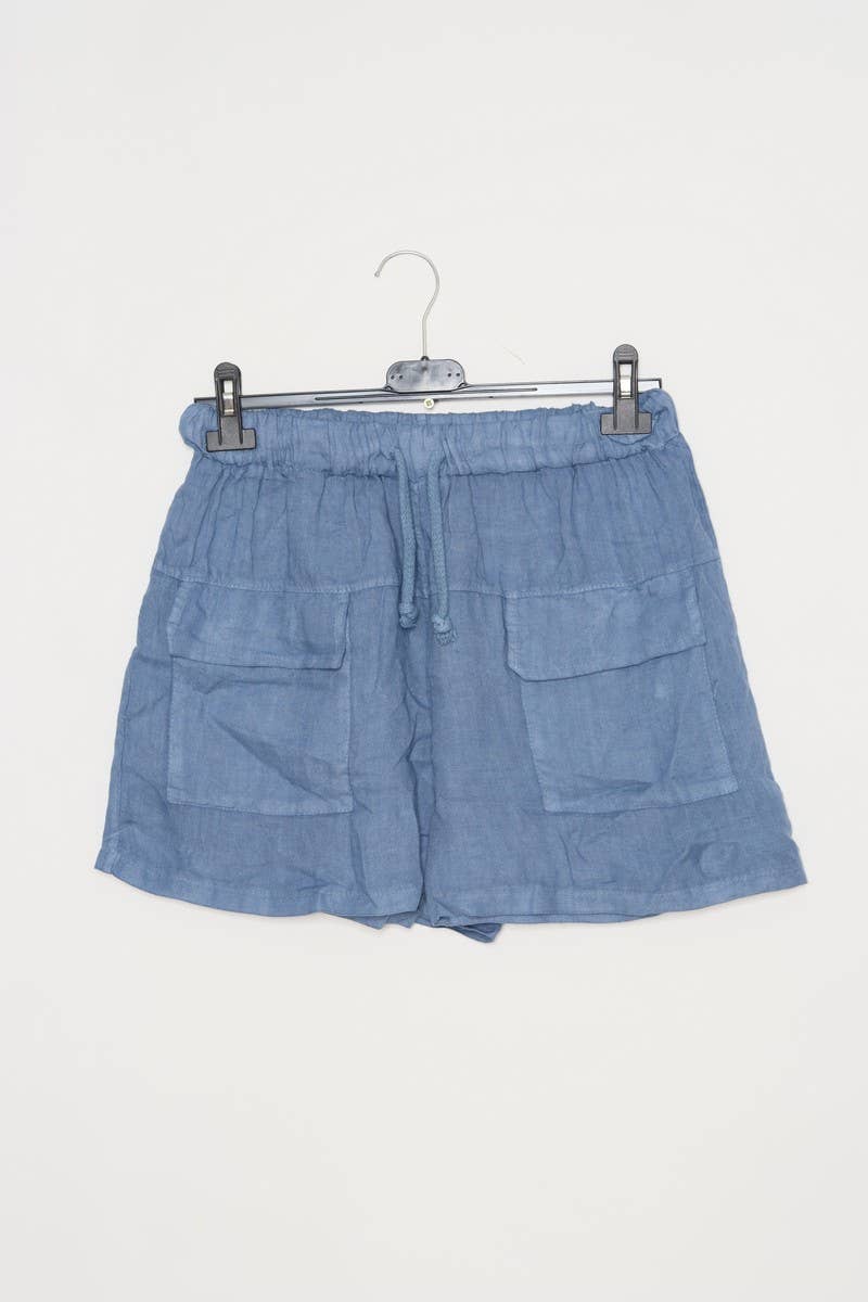 LÉA & LUC - Wholesale Korte broeken - Dames - Korte broek van 100% linnen REF. 857012