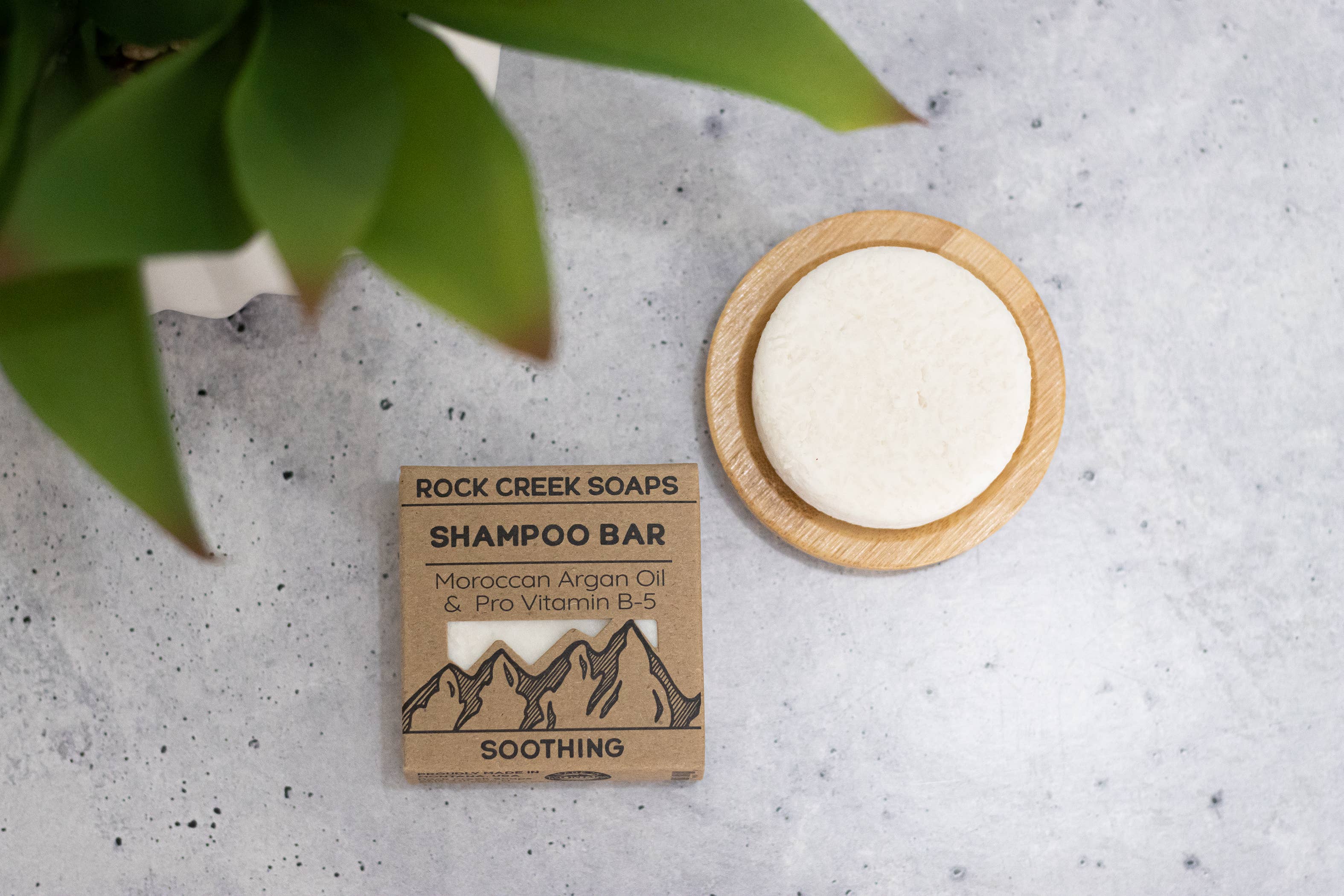 Rock Creek Soaps - Wholesale Shampoo Puck/Solid Shampoo - Shampoo Bar | Vitamin B-5 & Argan Oil | Soothing3