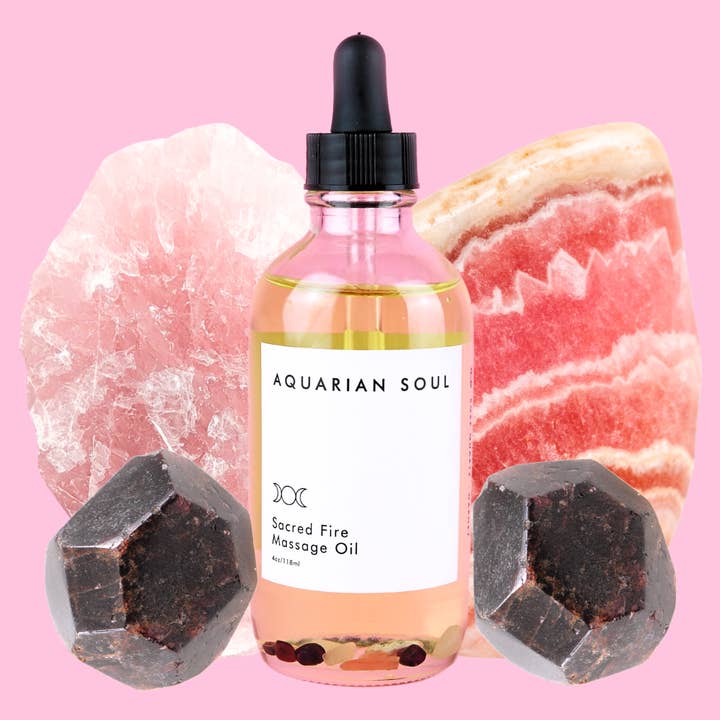 Sacred Fire Massage Oil for wholesale by Aquarian Soul