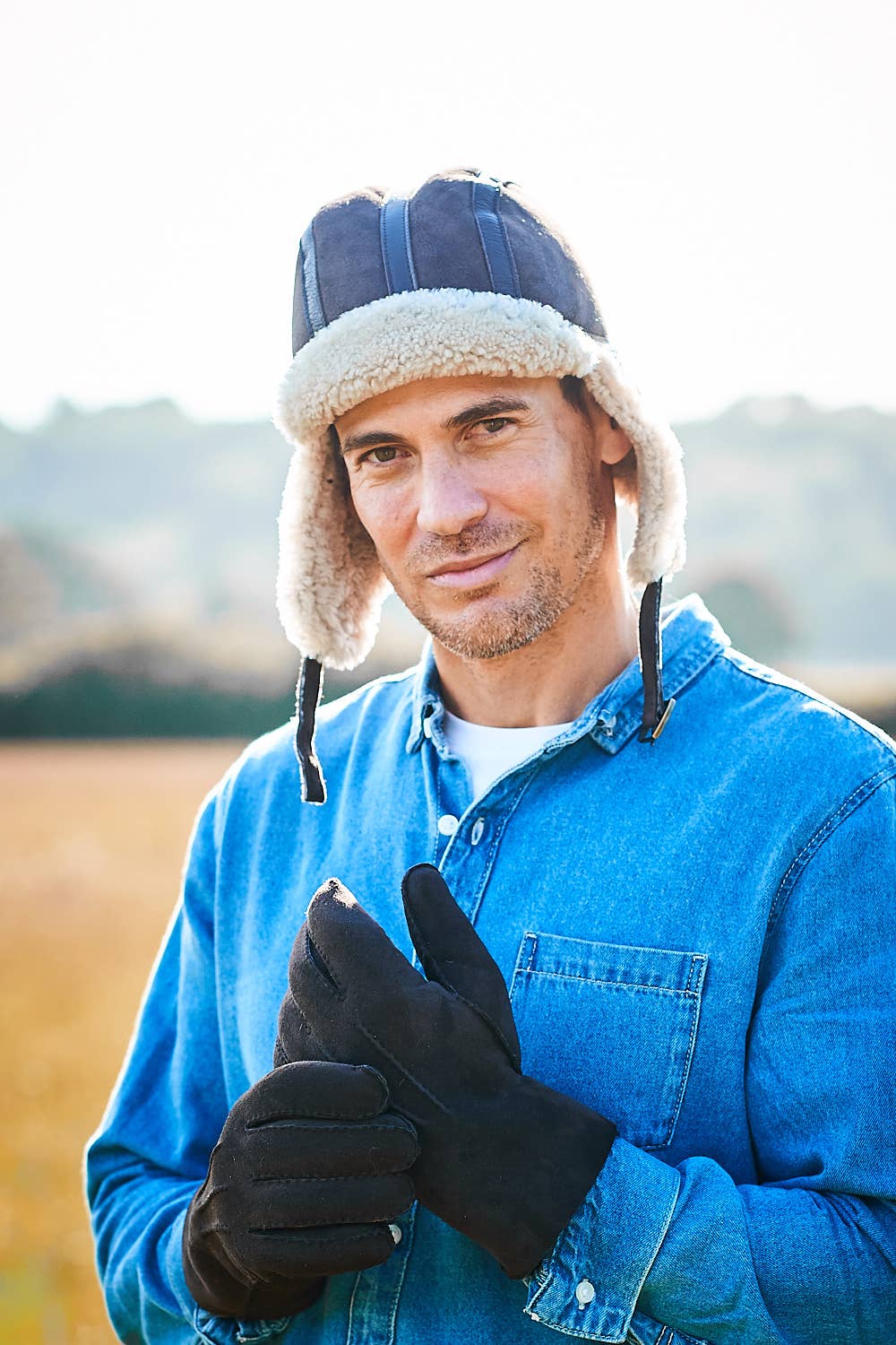 Owen Barry Ltd - Wholesale Trapper/Bomber Hat - Unisex - Sheepskin Trapper Hat | Aviator Flying Hat / Bomber Hat13