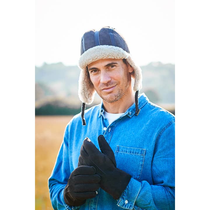 Owen Barry Ltd - Wholesale Trapper/Bomber Hat - Unisex - Sheepskin Trapper Hat | Aviator Flying Hat / Bomber Hat13