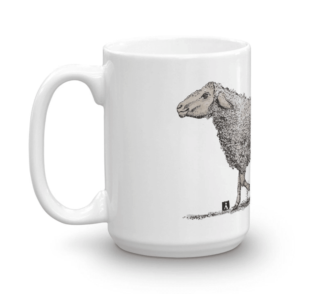Bellavance Ink - Wholesale Coffee Mug - Coffee Mug With Sheep Losing Her Wool3