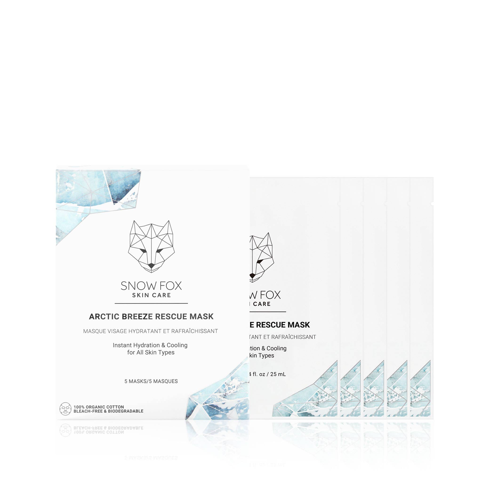 Snow Fox Skincare - Vendita all'ingrosso Maschera viso - Artico Breeze Rescue Maschera5