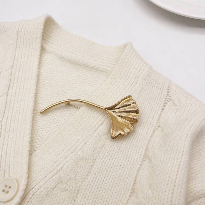 Gingkoblad Guldnål för wholesale av IngrossoZagatto by INCI SRL