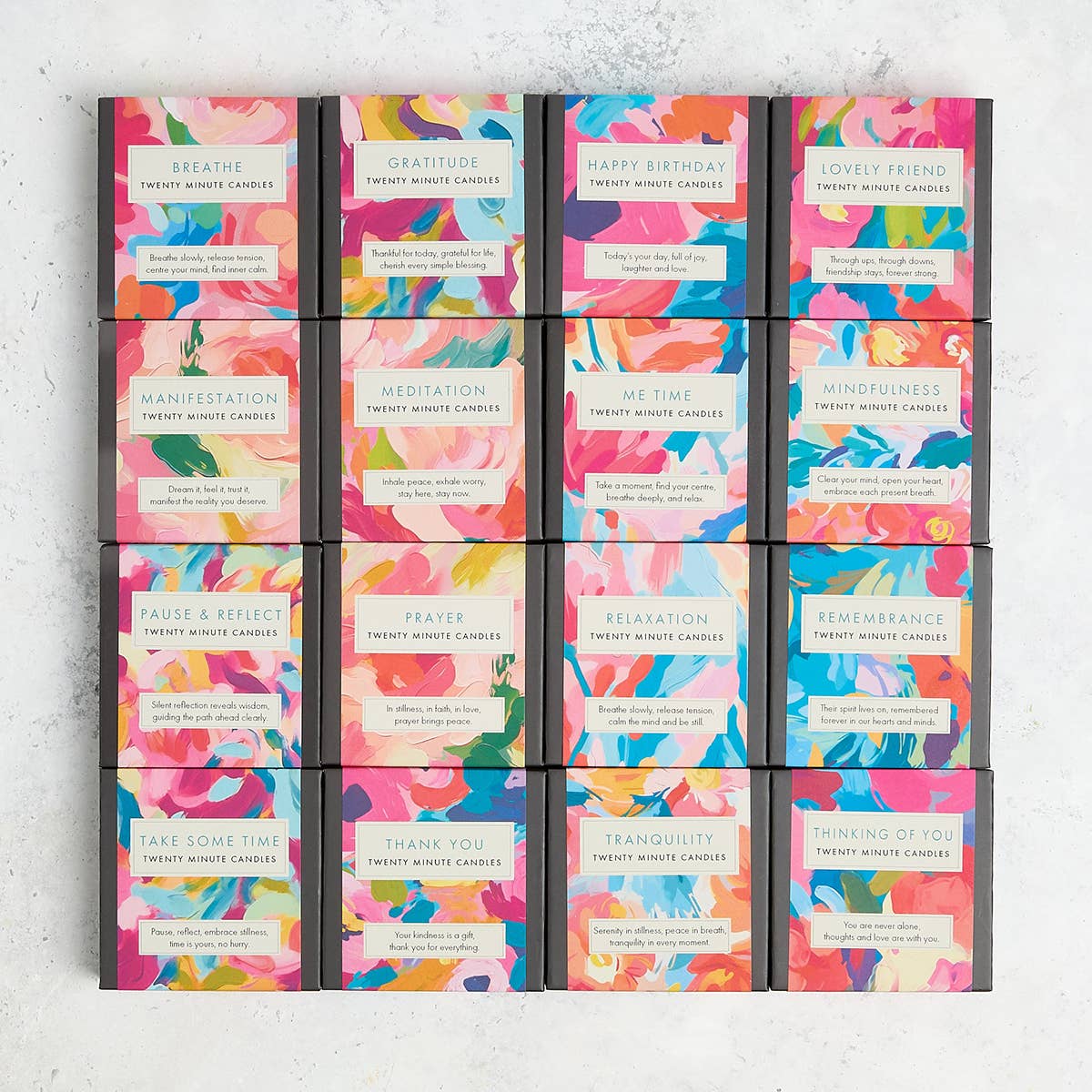 Cotton & Grey - Wholesale Tapered Candle/Candlestick - Signature Collection BUNDLE (Abstract) EN1