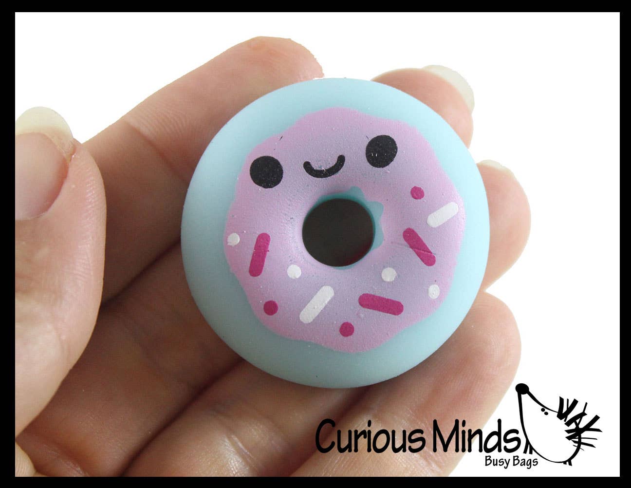 Curious Minds Toys - Wholesale Fidget Toy - Kids - 1 Donut Animal Food Mochi Squishy - Kawaii -  Cute Indiv4