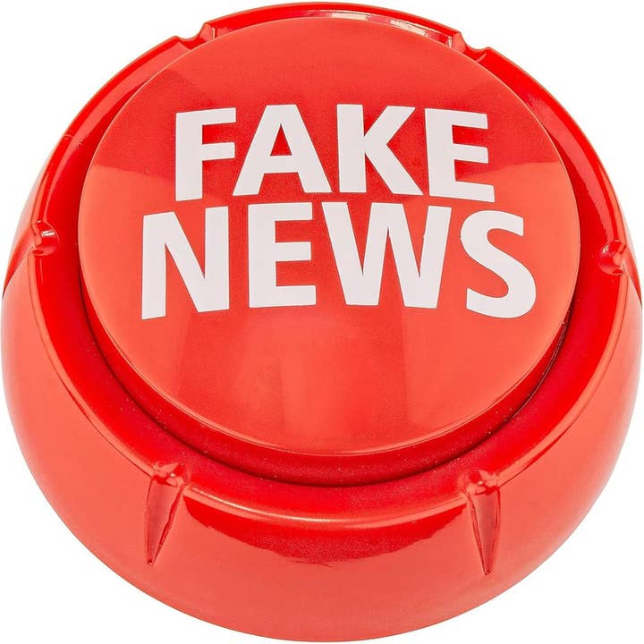 Fairly Odd Brands – wholesale Gag gift/novelty gift – Donald Trump Fake News Button