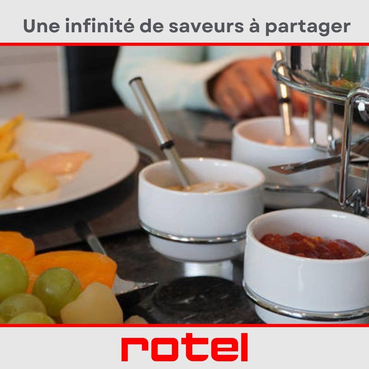 Zenker - Vente Appareils électroménagers - Ensemble à fondue bourguignonne pour 6 personnes, diamètre 17 cm Rotel Swiss Tradition3